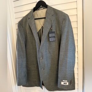 Joseph Abboud Men’s Wool Blend “Modern Fit” Olive Green Blazer Size 50 Long NWT
